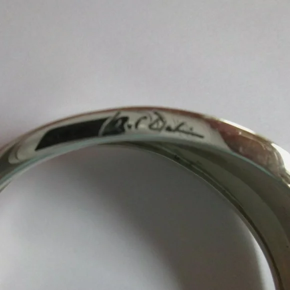 Michael Dawkins 925 Sterling Silver Starry Night Open Cuff Bracelet 51.6… - Picture 7 of 10